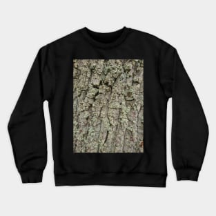 Tree bark and lichen texture Crewneck Sweatshirt